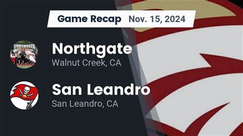 San Leandro vs Northgate Football 